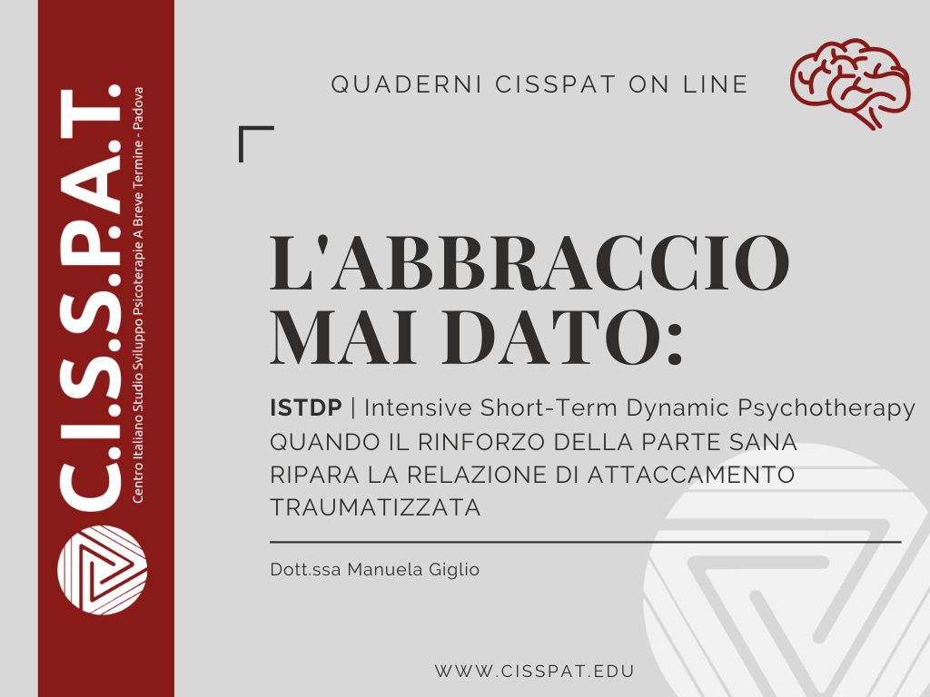 CISSPAT ISTDP MANUELA GIGLIO Copertina articoli cisspat (3)