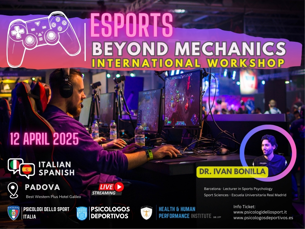 Congresso Ivan bonilla esports bargnani alessandro psicologi dello sport italia psicologos deportivos